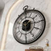 Metal wall clock