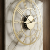 Metal wall clock