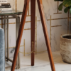 1781547900475 Wooden tripod floor lamp