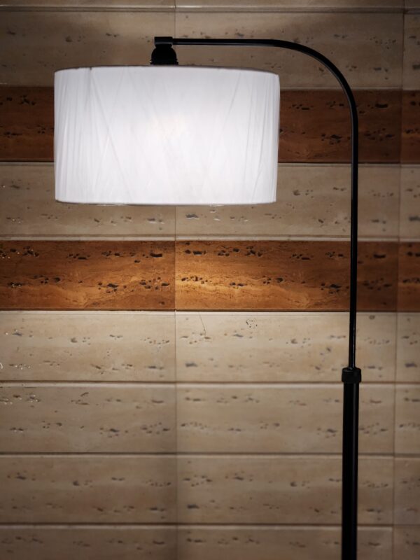 Metal floor lamp