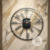 Decorative metal wall clock