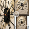 Decorative metal wall clock