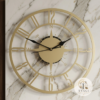 Metal wall clock