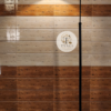 Metal floor lamp