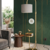 Metal floor lamp