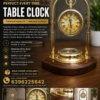 file_000000008ca871fa808f3cc37e48169b Brass table clock wooden base with compass