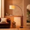 Metal floor lamp