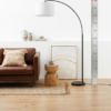 Metal floor lamp