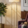 Metal Gold floor lamp