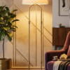 Metal Gold floor lamp