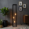 Square Metal floor lamp (Black)