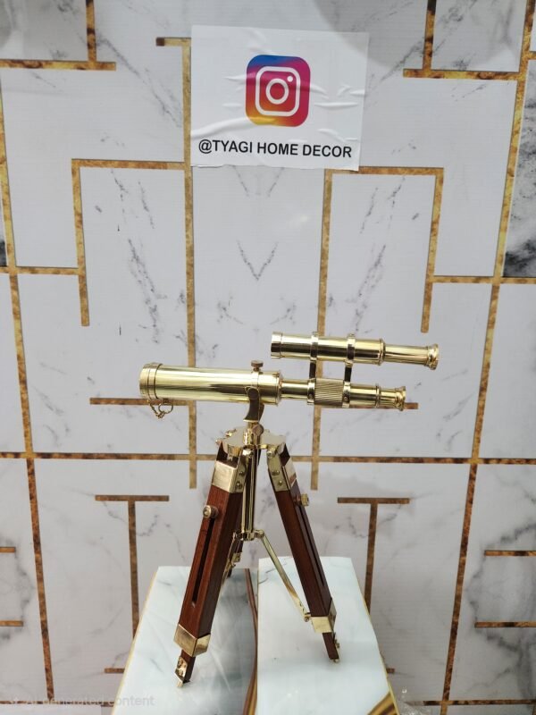 Wooden Tripod Telescope
