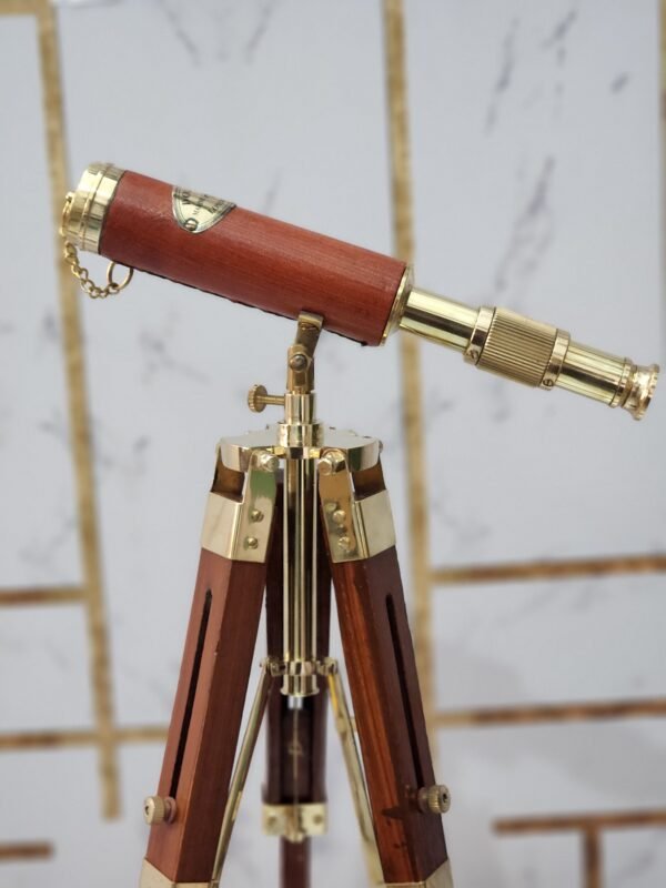 Wooden Tripod Telescope