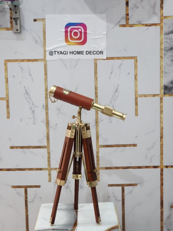 Wooden Tripod Telescope