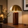 Wooden table lamp