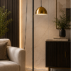 Metal floor lamp