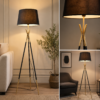 Metal Tripod Floor Lamp